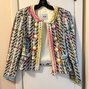 Adorable Moschino Cropped Jacket-Size 10
